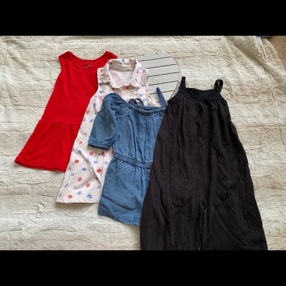 Girls 3T Summer Dress/Romper Bundle